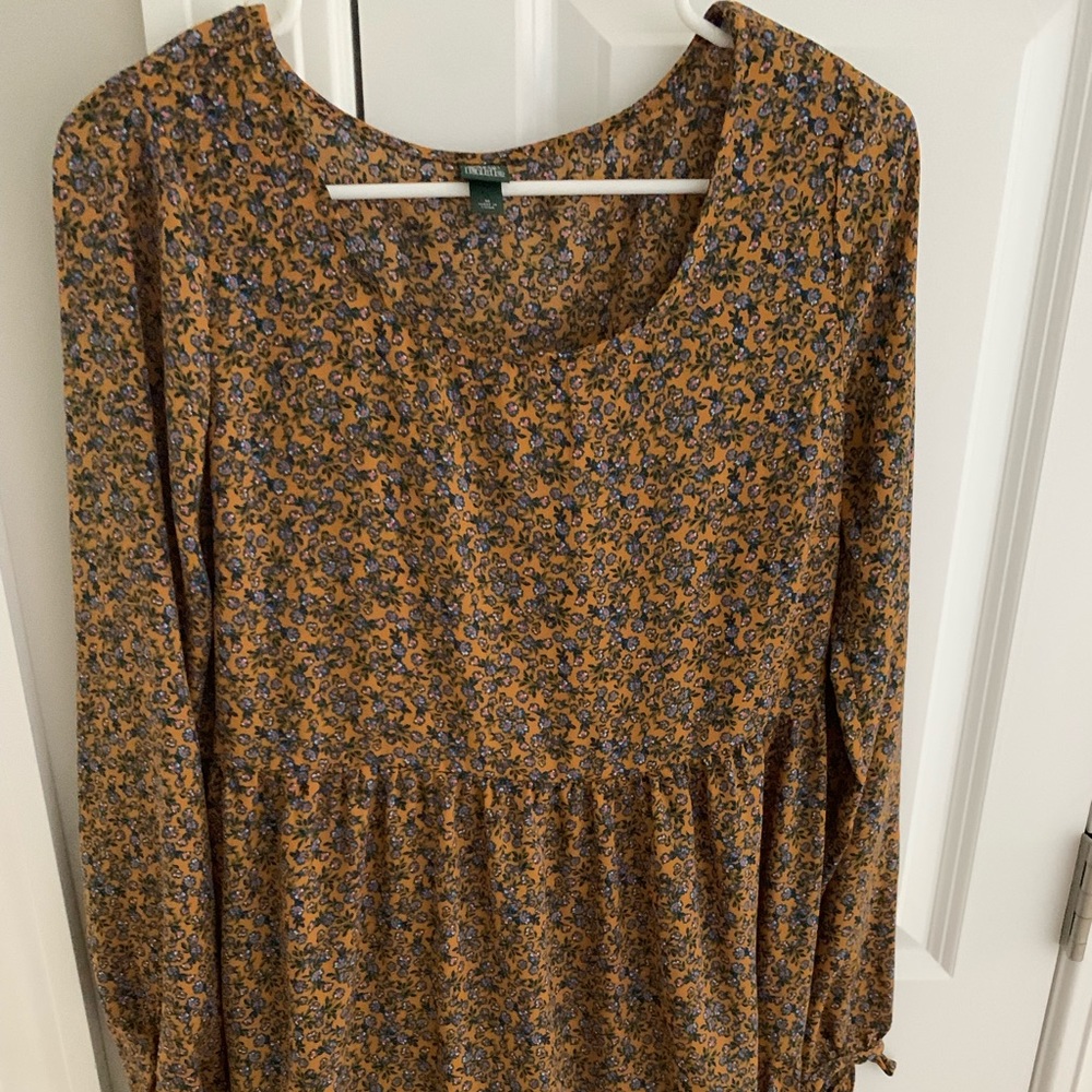 Target—Wild and Fable Baby Doll Long Sleeve Dress